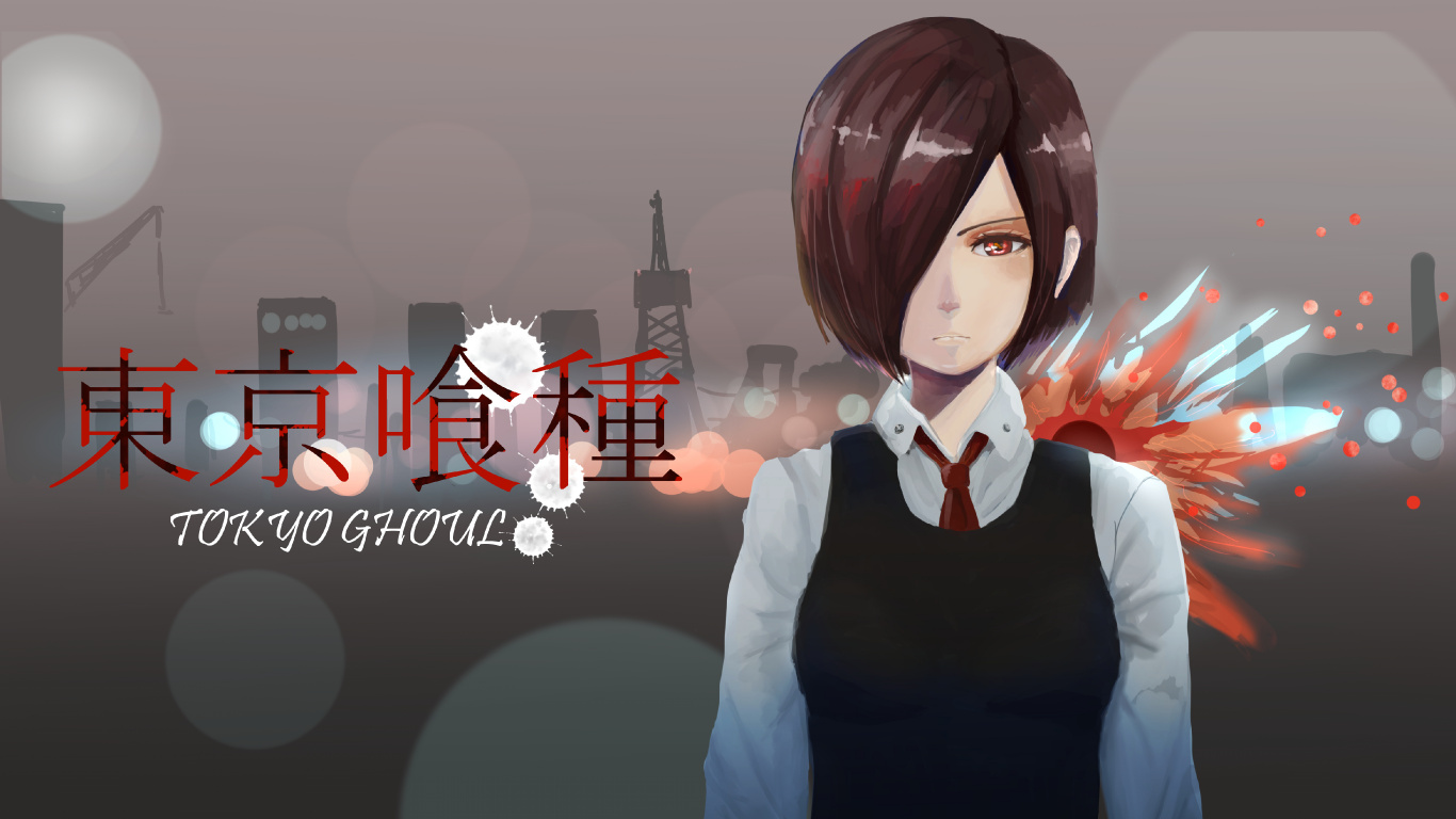 Schwarzhaariger Männlicher Anime-Charakter. Wallpaper in 1366x768 Resolution