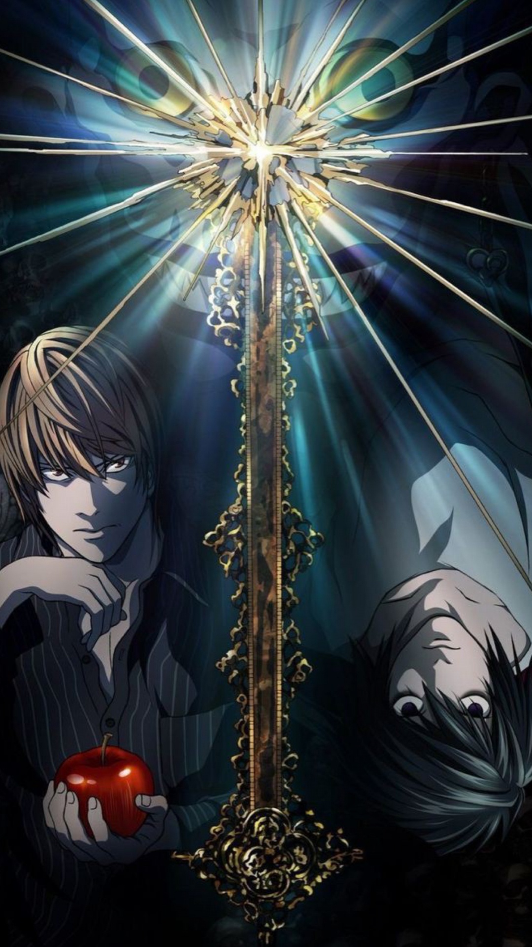 Affiche de Death Note, Light Yagami, Ryuk, Death Note, Affiche. Wallpaper in 1080x1920 Resolution