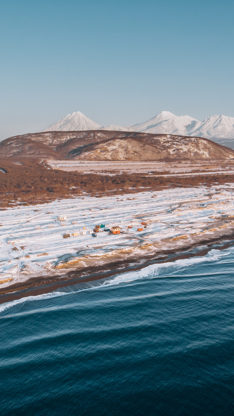 Coast, Water Resources, Horizon, Mountain Range, Mountain. Wallpaper in 750x1334 Resolution