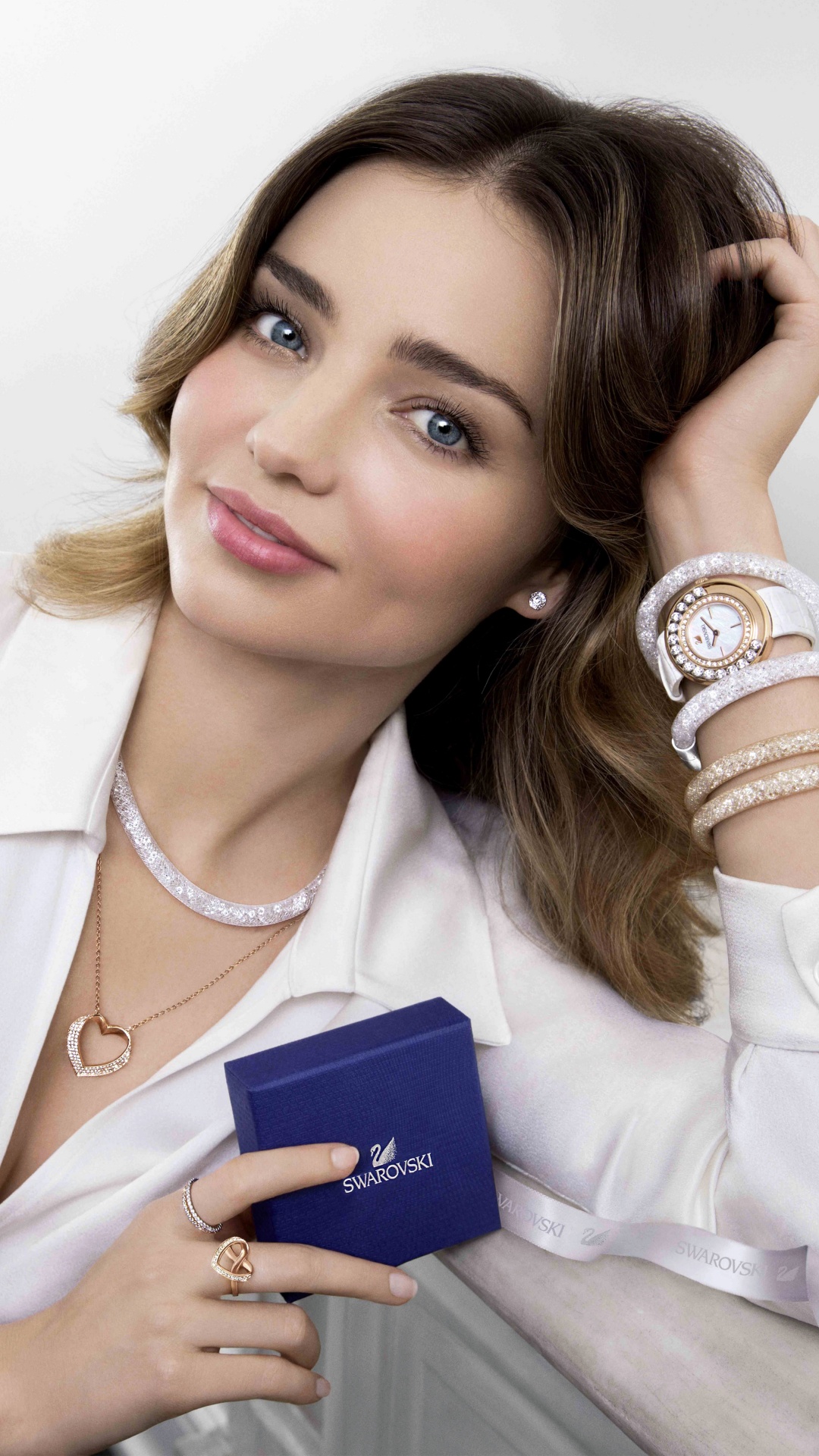 Miranda Kerr, Jewellery, Necklace, Victorias Secret, Model. Wallpaper in 1080x1920 Resolution