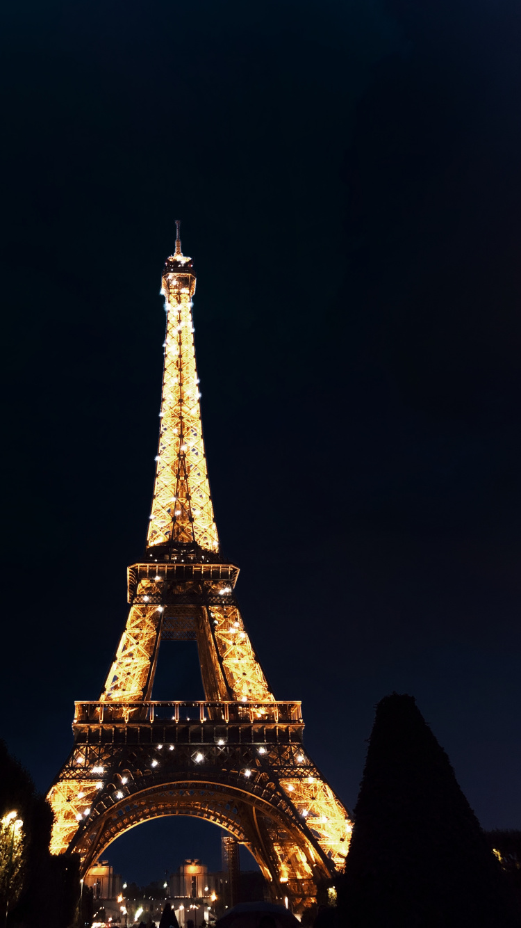 Paris, Tour Eiffel, Louvre Museum, Champ-de-Mars, Tour Eiffel Paris Texas. Wallpaper in 750x1334 Resolution