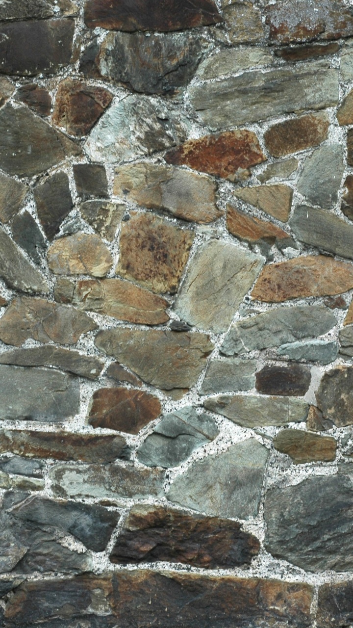 Braune Und Graue Mauer. Wallpaper in 720x1280 Resolution