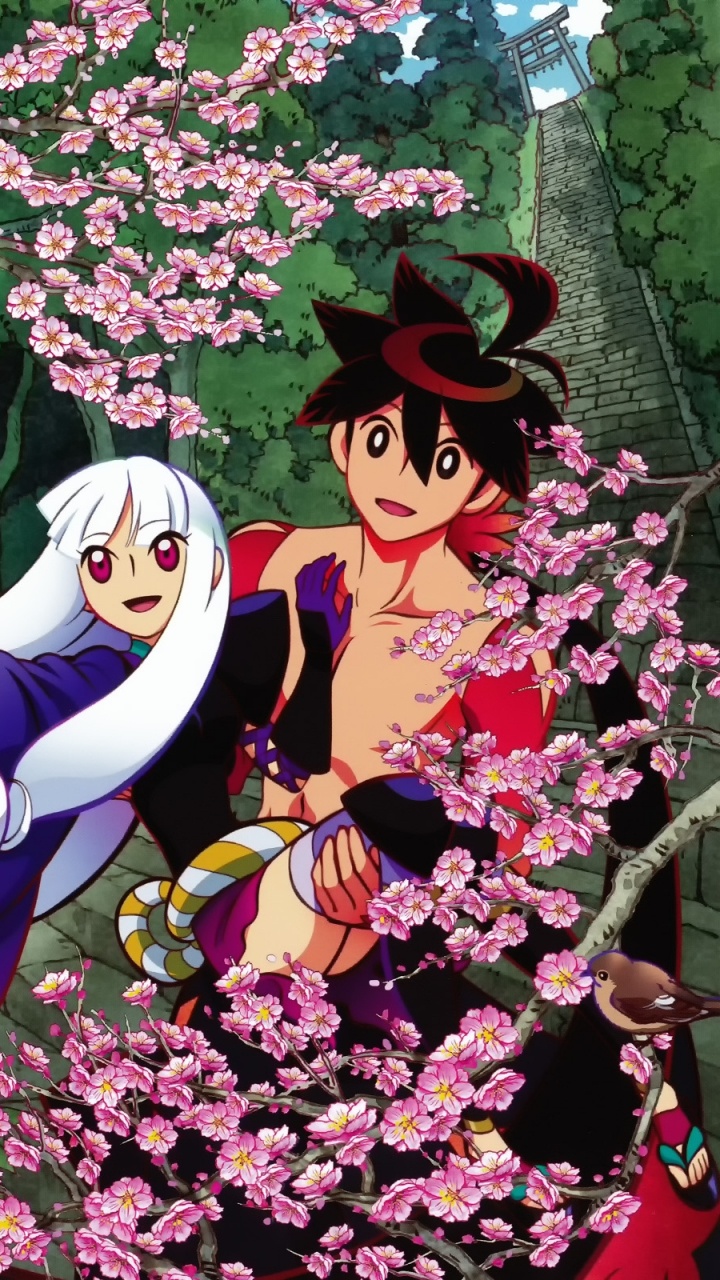 Mujer en Camisa de Manga Larga en Blanco y Negro de Pie Junto al Personaje de Anime Chica de Pelo Amarillo. Wallpaper in 720x1280 Resolution