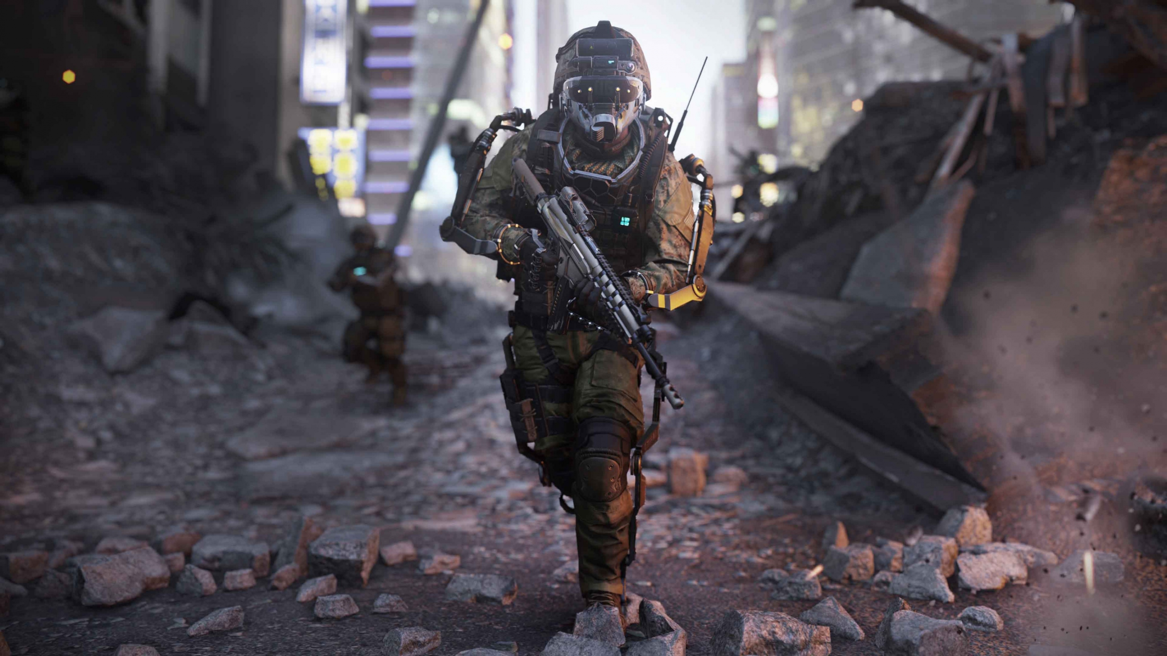Call of Duty Advanced Warfare, Activision, Sledgehammer Games, Soldado, Ejército. Wallpaper in 3840x2160 Resolution