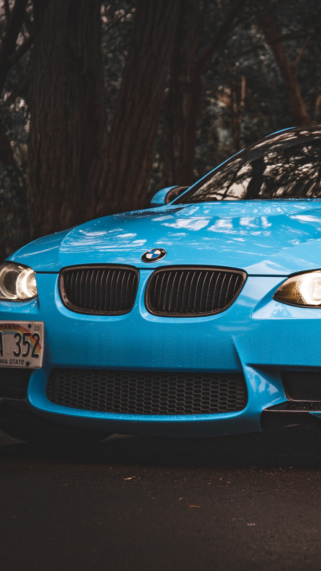 Blau Bmw m3 Coupe. Wallpaper in 1080x1920 Resolution