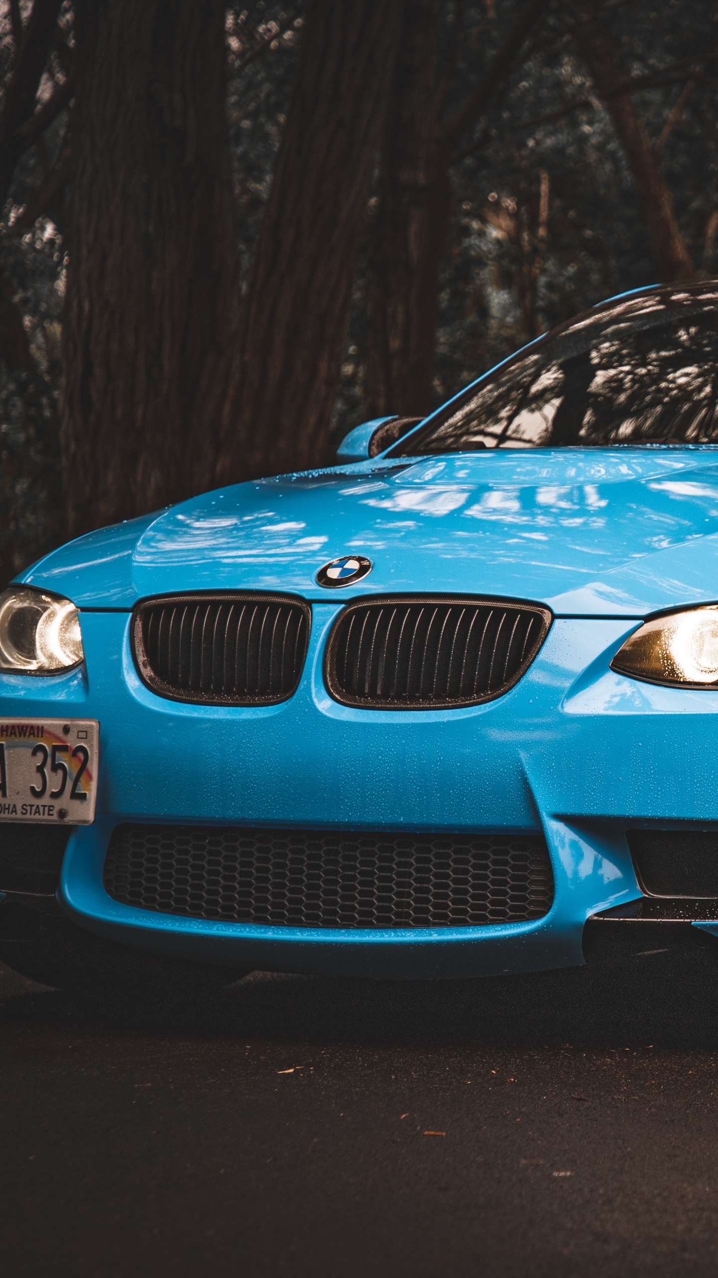 Blau Bmw m3 Coupe. Wallpaper in 1440x2560 Resolution