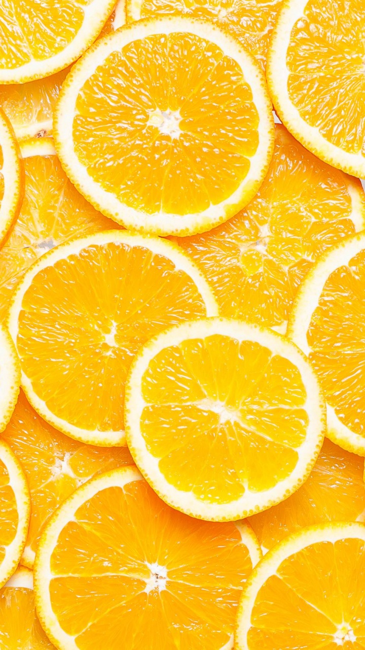 Fruits Orange Sur Plaque en Céramique Blanche. Wallpaper in 720x1280 Resolution