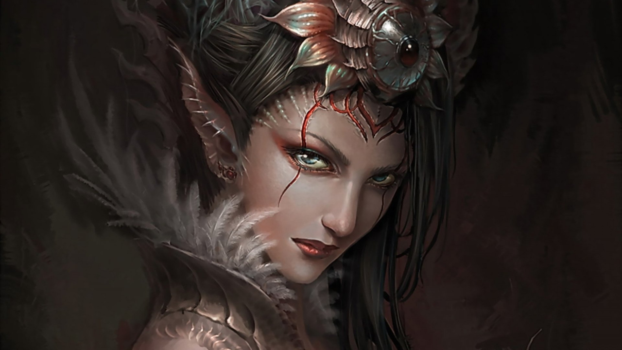 Fantastic Art, Elf, Fantasy, Art, Dark Fantasy. Wallpaper in 1280x720 Resolution