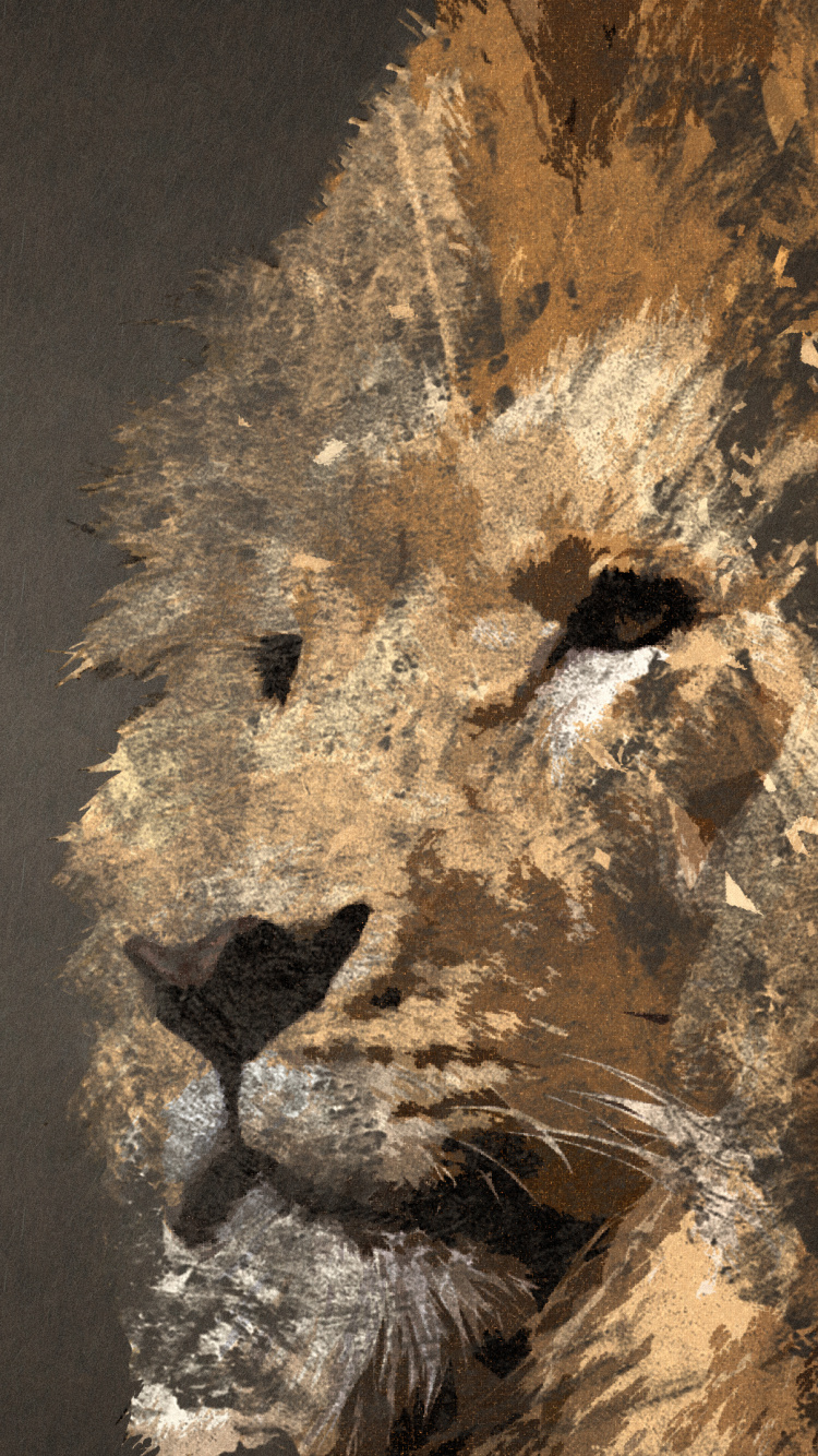 Cabeza, Carnívoro, Felidae, Agua, Leones. Wallpaper in 750x1334 Resolution