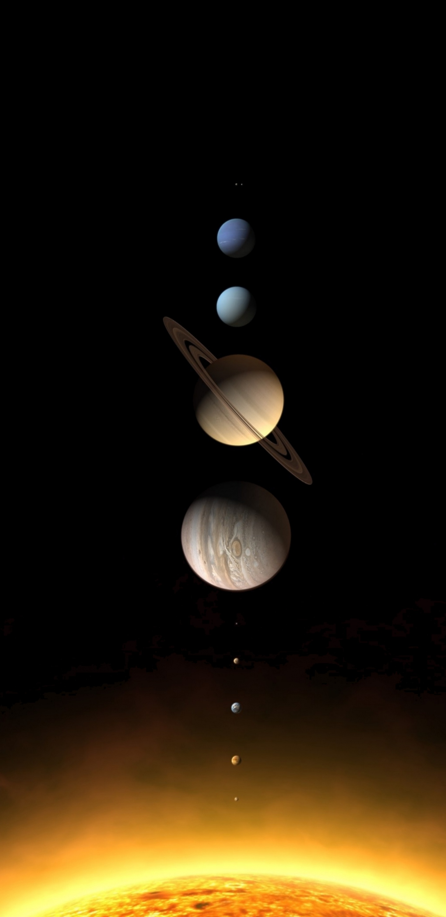 Erde, Planet, Sonnensystem, Raum, Weltraum. Wallpaper in 1440x2960 Resolution
