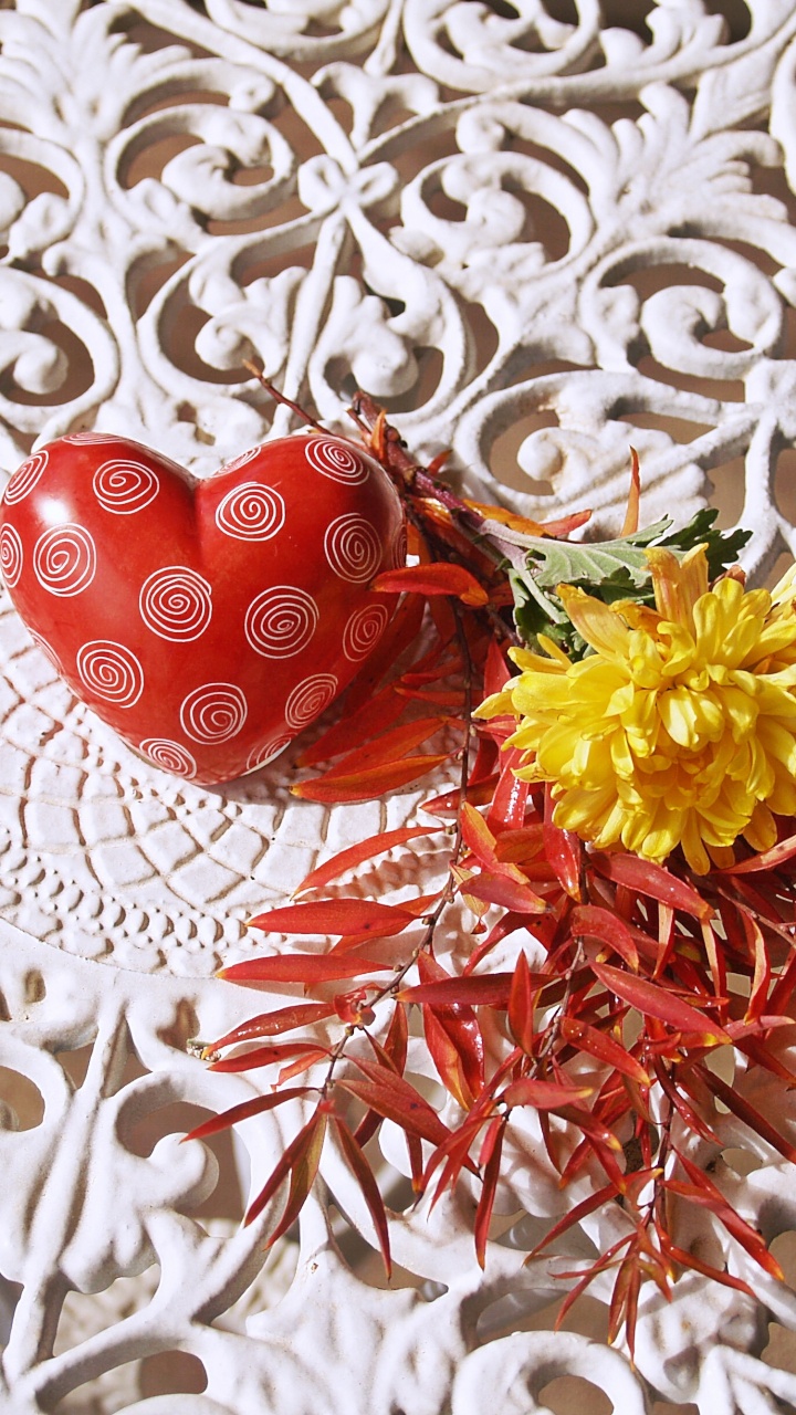 Flower, Red, Food, Textile, Plant. Wallpaper in 720x1280 Resolution