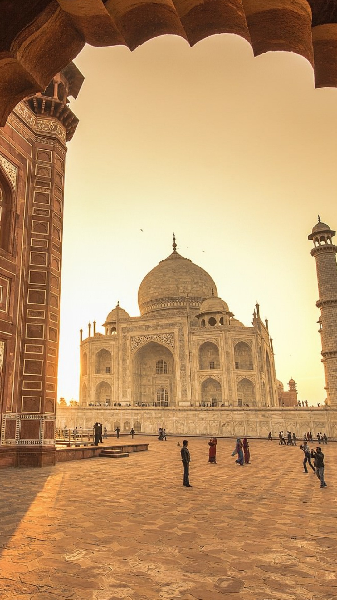 Bâtiment en Béton Marron et Blanc. Wallpaper in 1080x1920 Resolution