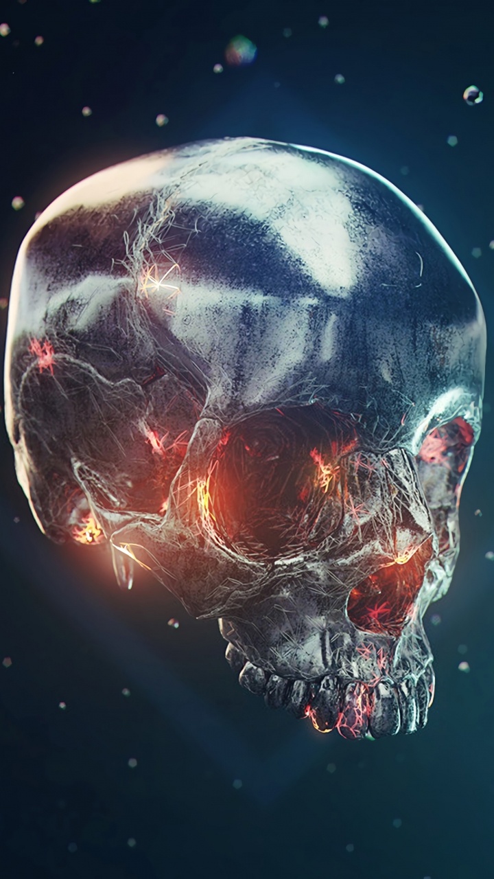 Red and White Heart Shaped Glass Ornament. Wallpaper in 720x1280 Resolution