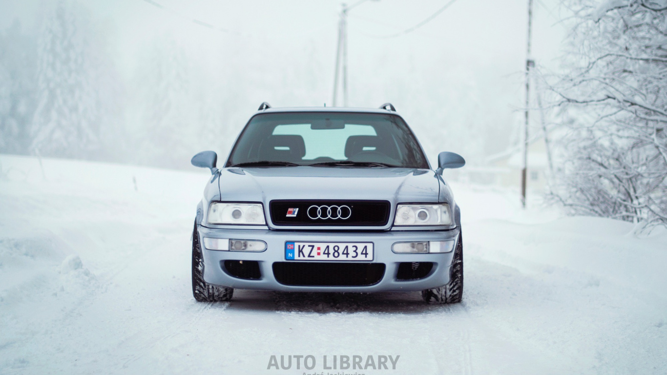 Blue Bmw m 3 on Snow Covered Road. Wallpaper in 1366x768 Resolution