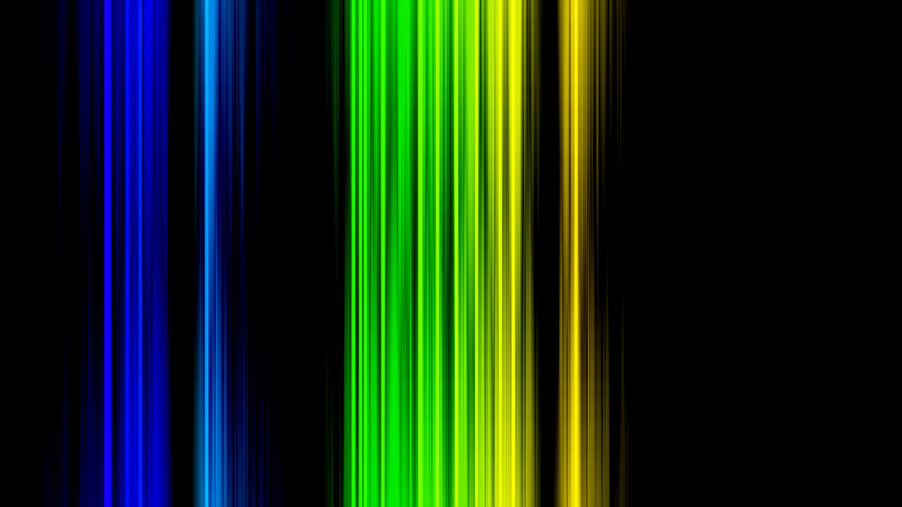 Grün Blau Und Schwarz Gestreifte Lichter. Wallpaper in 1280x720 Resolution