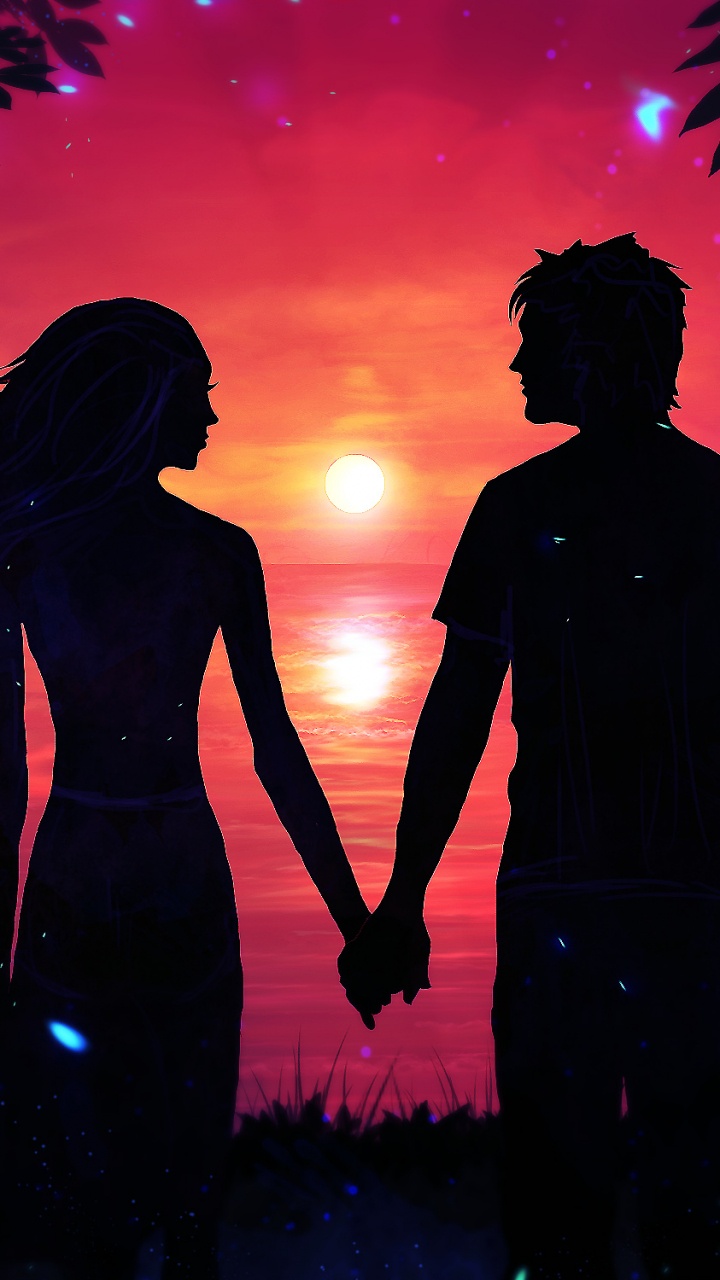 Romantik, Menschen in Der Natur, Liebe, Licht, Veilchen. Wallpaper in 720x1280 Resolution