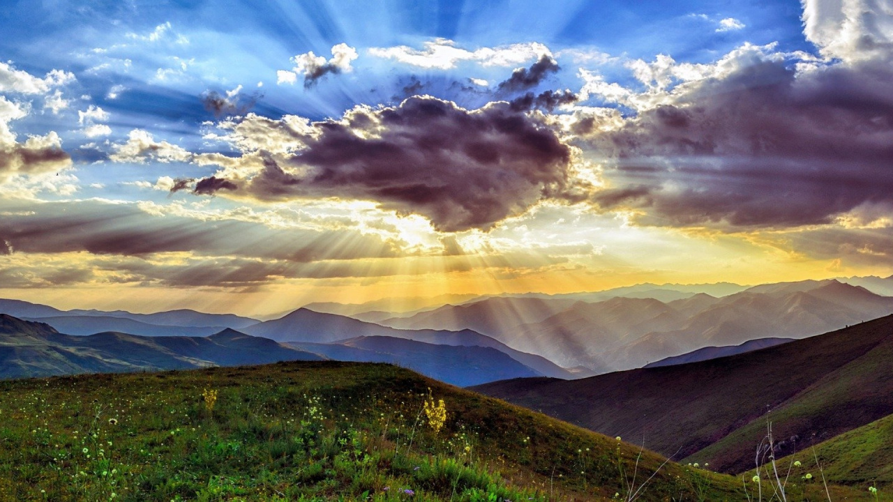性质, 多山的地貌, 自然景观, 高地, 气氛 壁纸 1280x720 允许