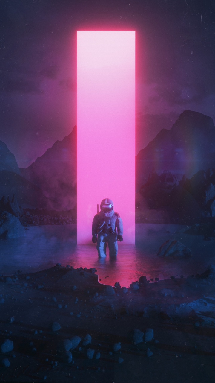 Aesthetic Astronaut, Aesthetics, Astronaut, Art, Space. Wallpaper in 720x1280 Resolution