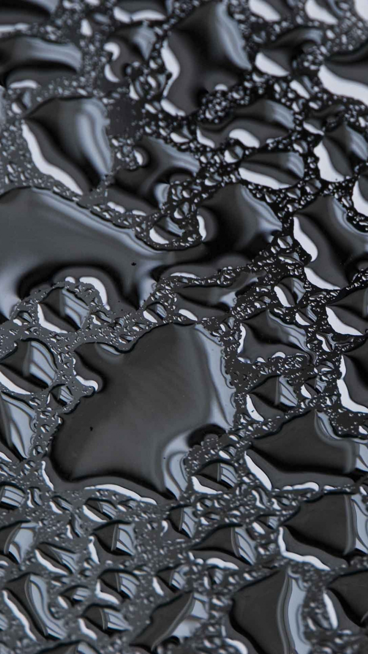 Water Droplets on Clear Glass. Wallpaper in 750x1334 Resolution