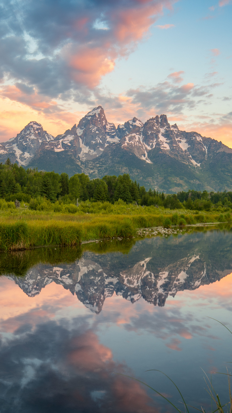 Grand Teton National Park, Grand Teton, Delta Lake, Snake River, Grand Teton National Park Wyoming. Wallpaper in 750x1334 Resolution