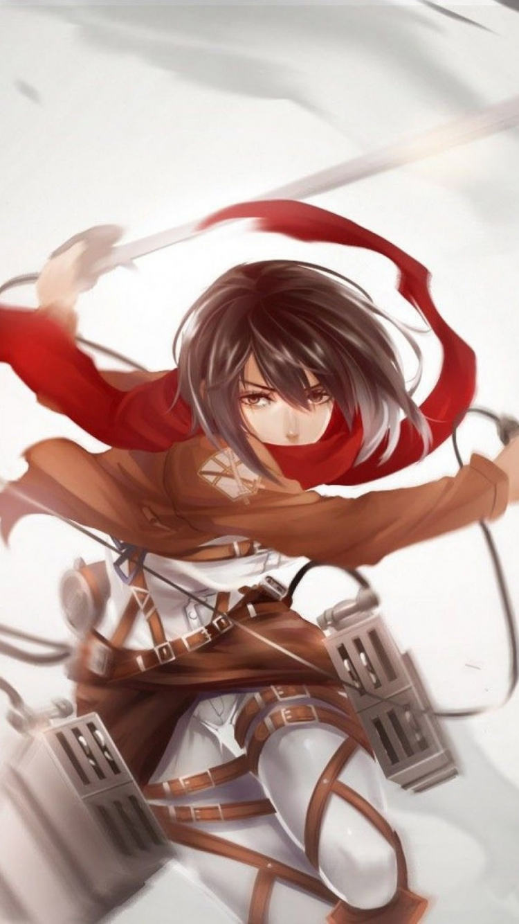 Woman in White and Black Dress Anime Character. Wallpaper in 750x1334 Resolution