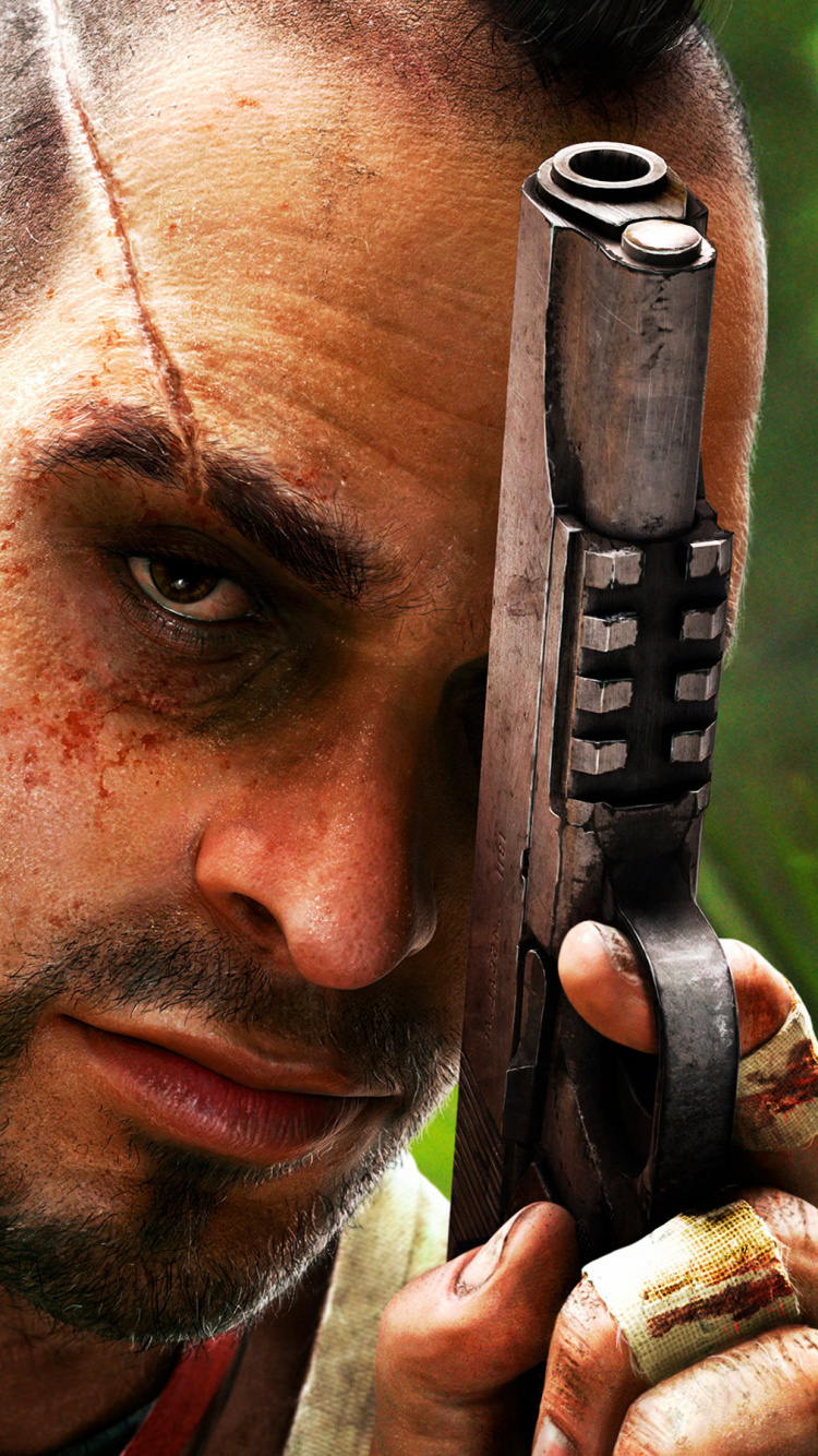 Far Cry 3, Far Cry 4, Facial Hair, Beard, Ear. Wallpaper in 750x1334 Resolution