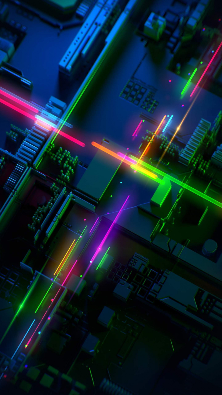 Razer, Razer Phone 2, Android, Razer Phone, Green. Wallpaper in 750x1334 Resolution
