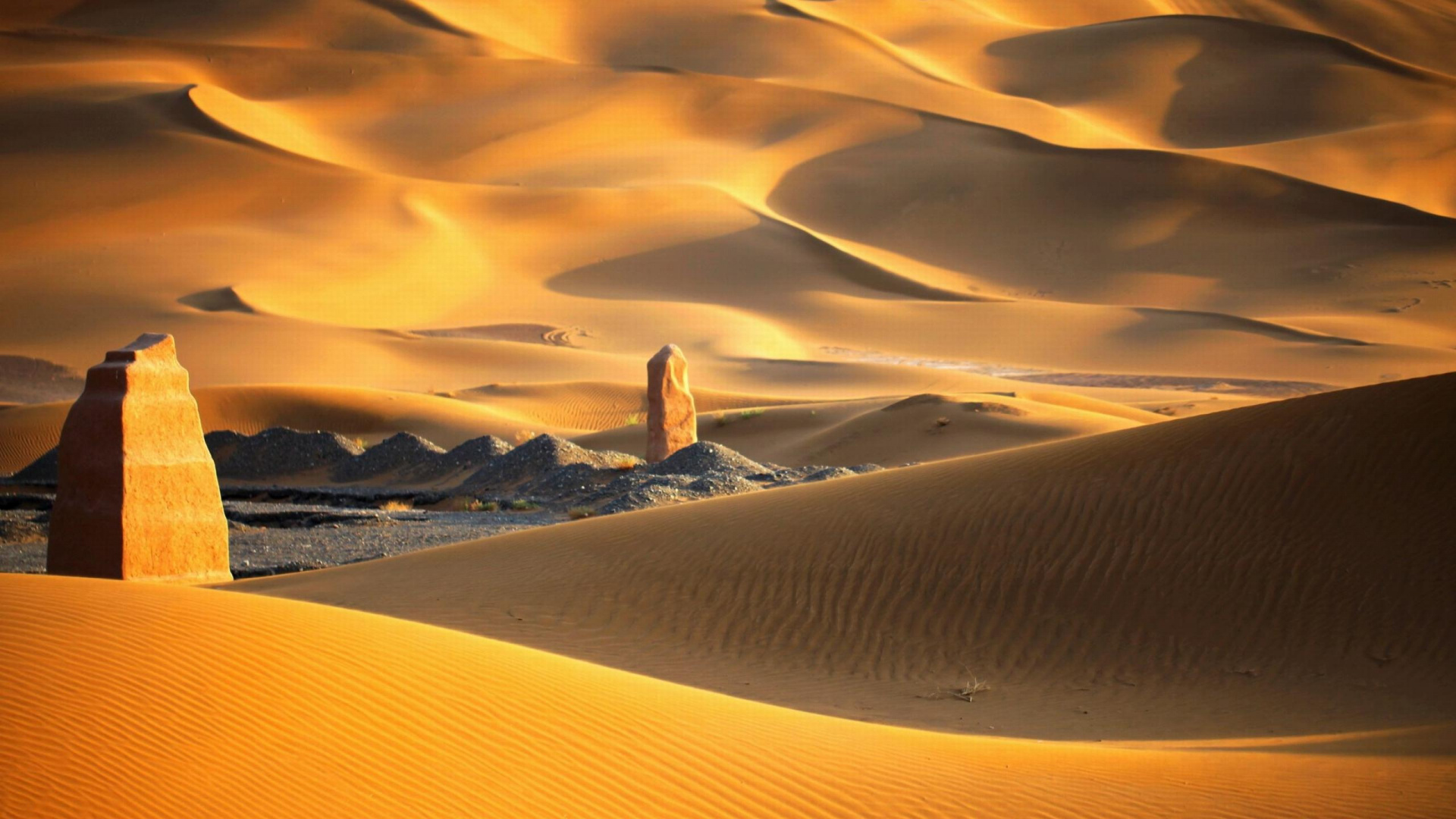 Person Walking on Desert During Daytime. Wallpaper in 1920x1080 Resolution