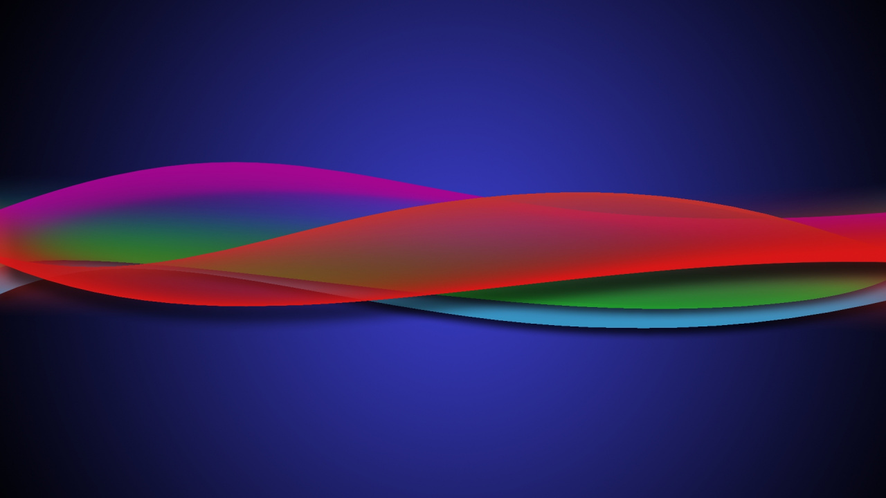 Lila Und Blaue Abstrakte Malerei. Wallpaper in 1280x720 Resolution