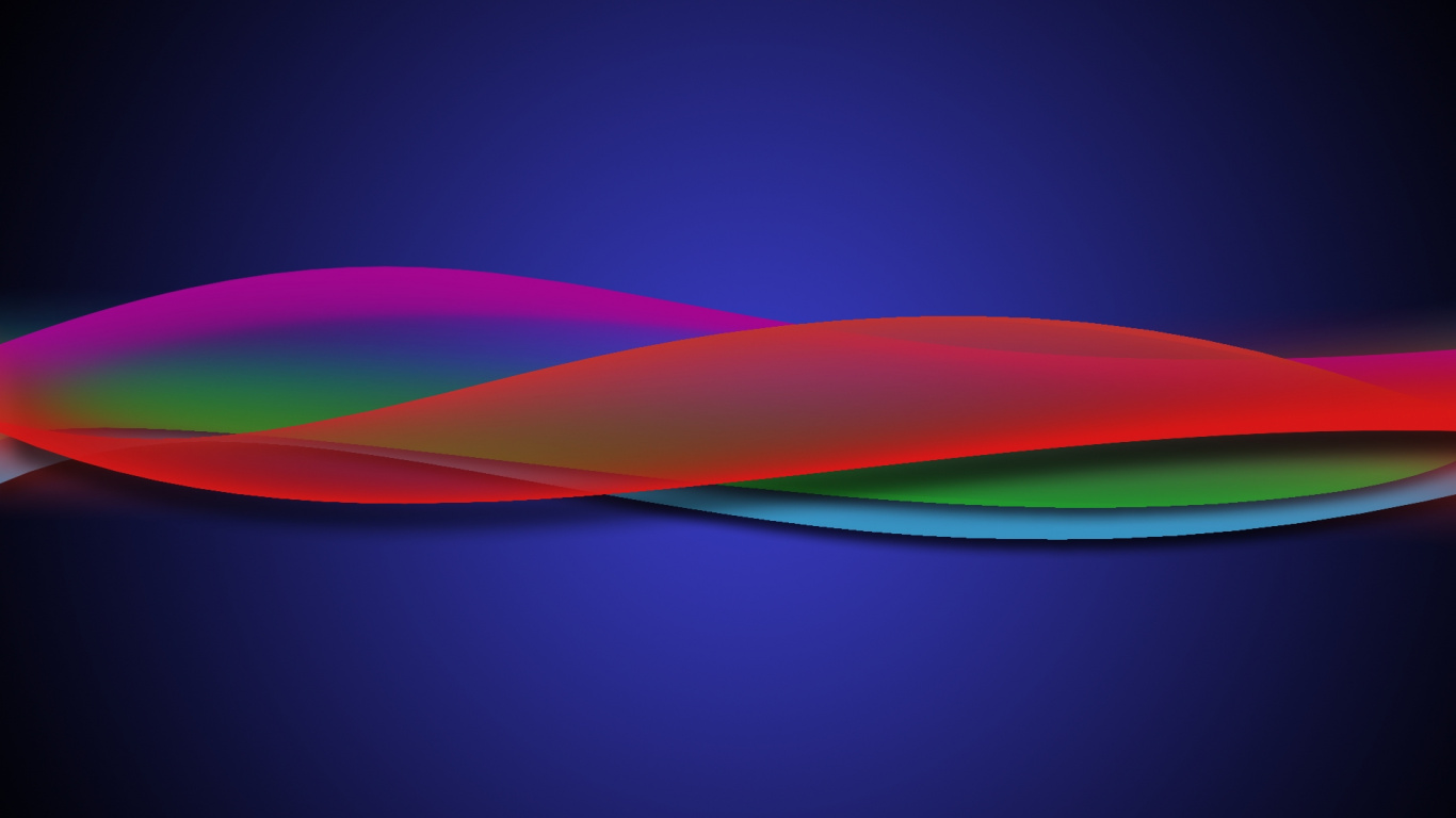 Lila Und Blaue Abstrakte Malerei. Wallpaper in 1366x768 Resolution