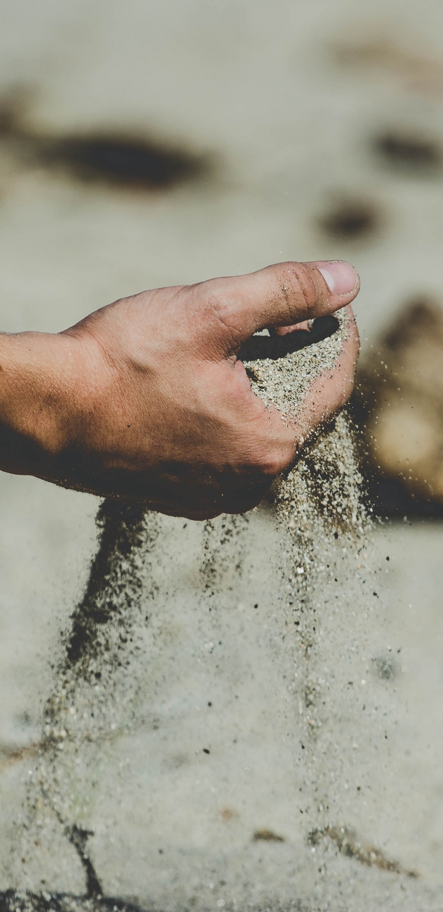 沙, 手, 的土壤, 地质学, 度假 壁纸 1440x2960 允许