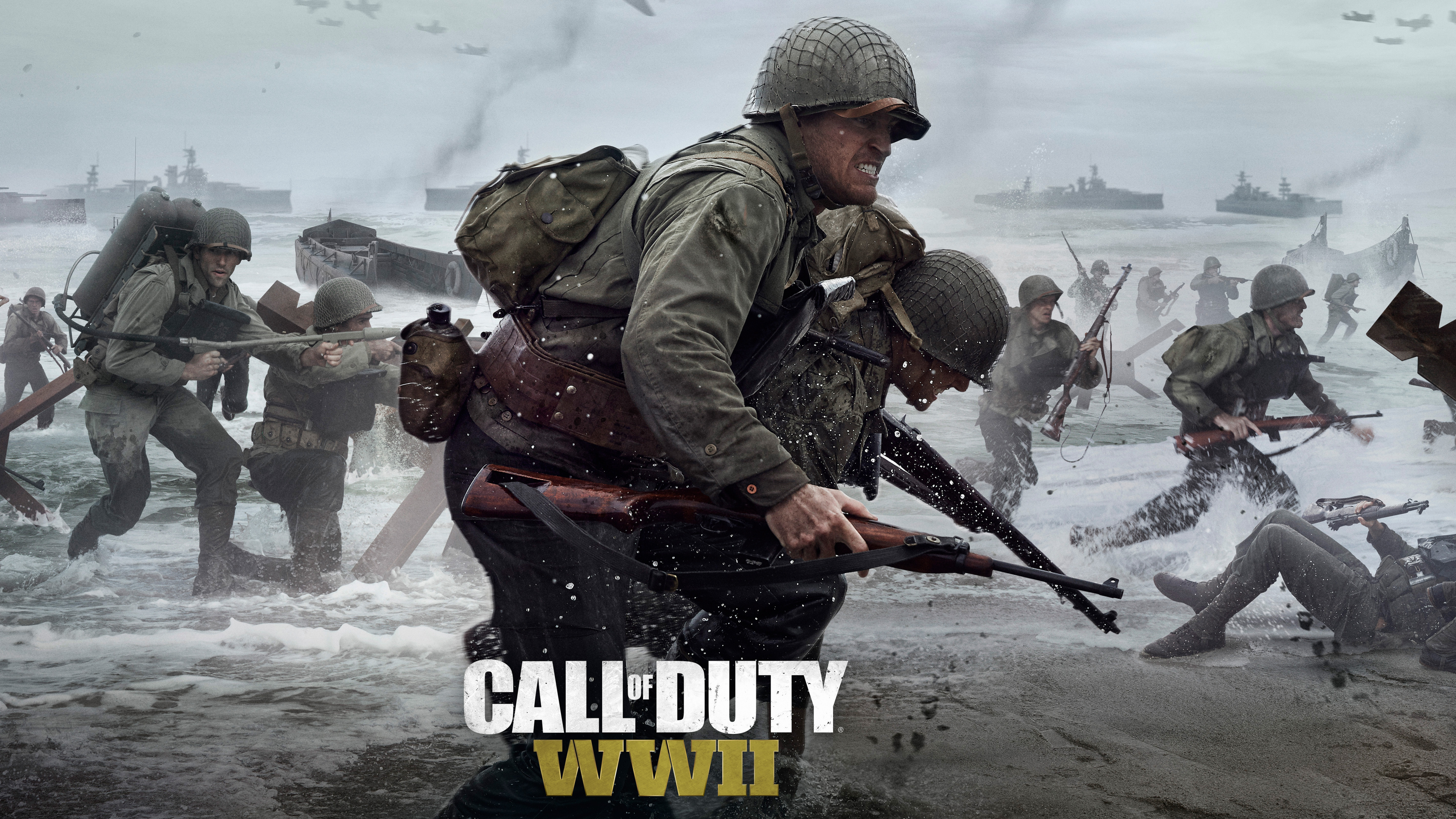 Call of Duty 2 ª Guerra Mundial, Call of Duty de la Segunda Guerra Mundial, Call of Duty, Call of Duty World at War, Activision. Wallpaper in 3840x2160 Resolution