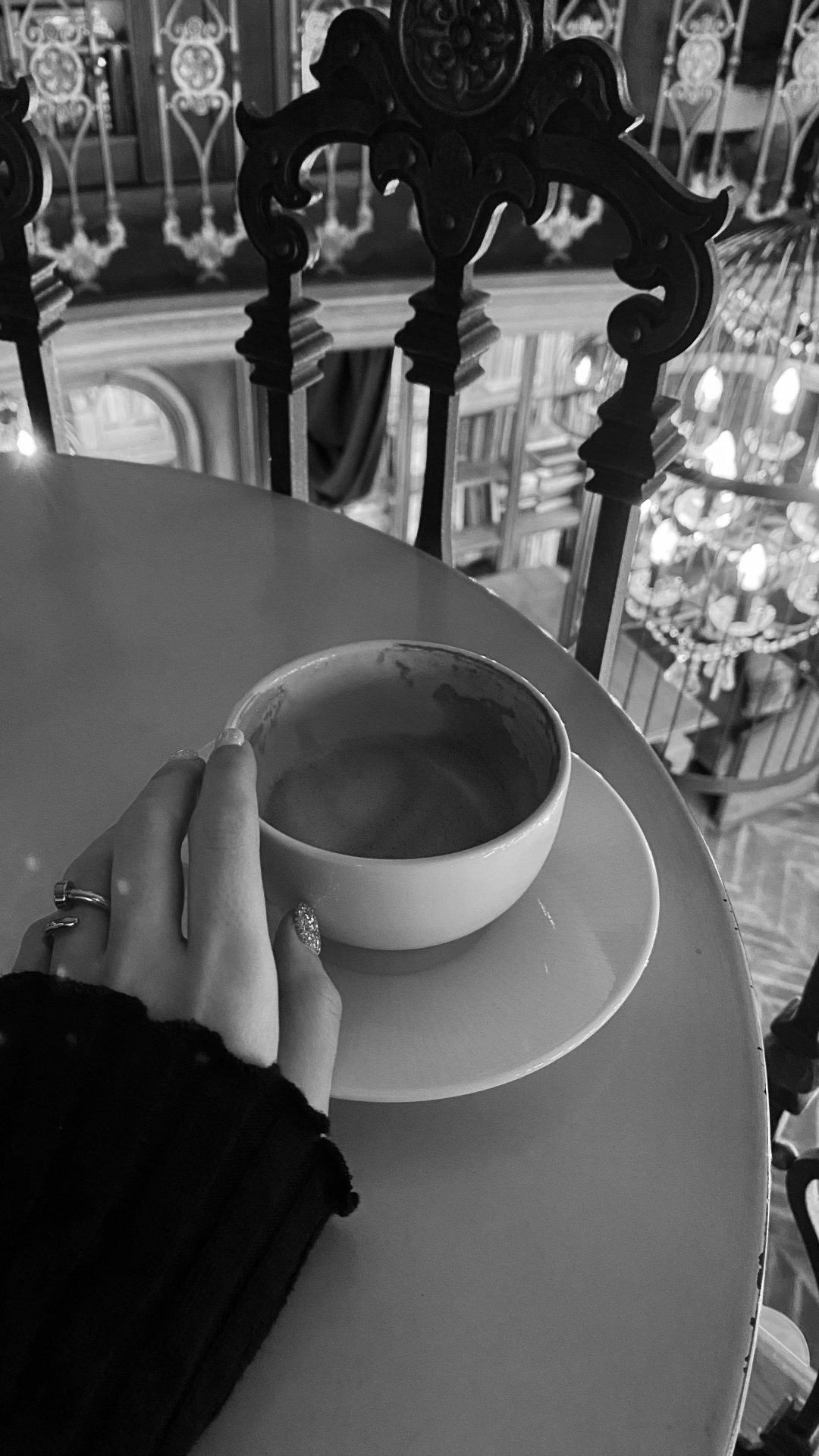 Schwarz Und Weiß, Kaffeetasse, Serveware, Cup, Geschirr. Wallpaper in 1080x1920 Resolution