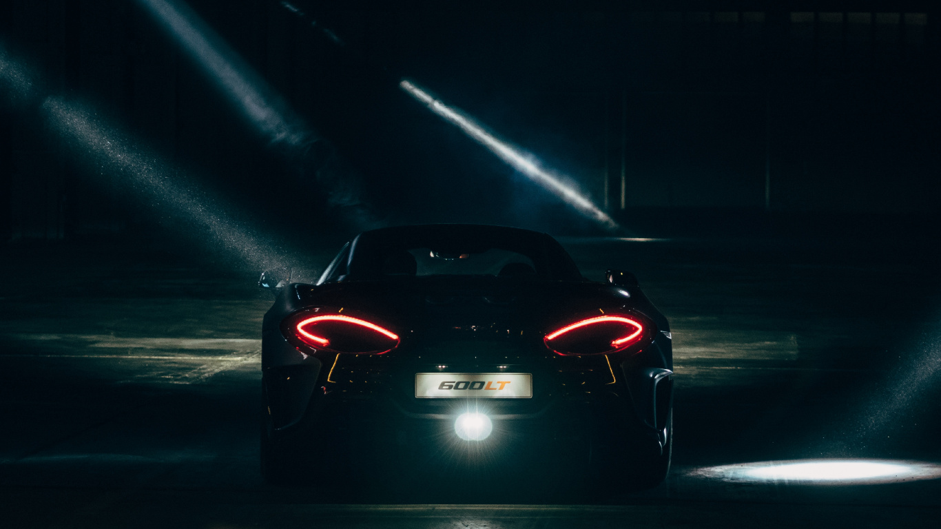 Red Ferrari Sports Car on Road During Nighttime. Wallpaper in 1366x768 Resolution