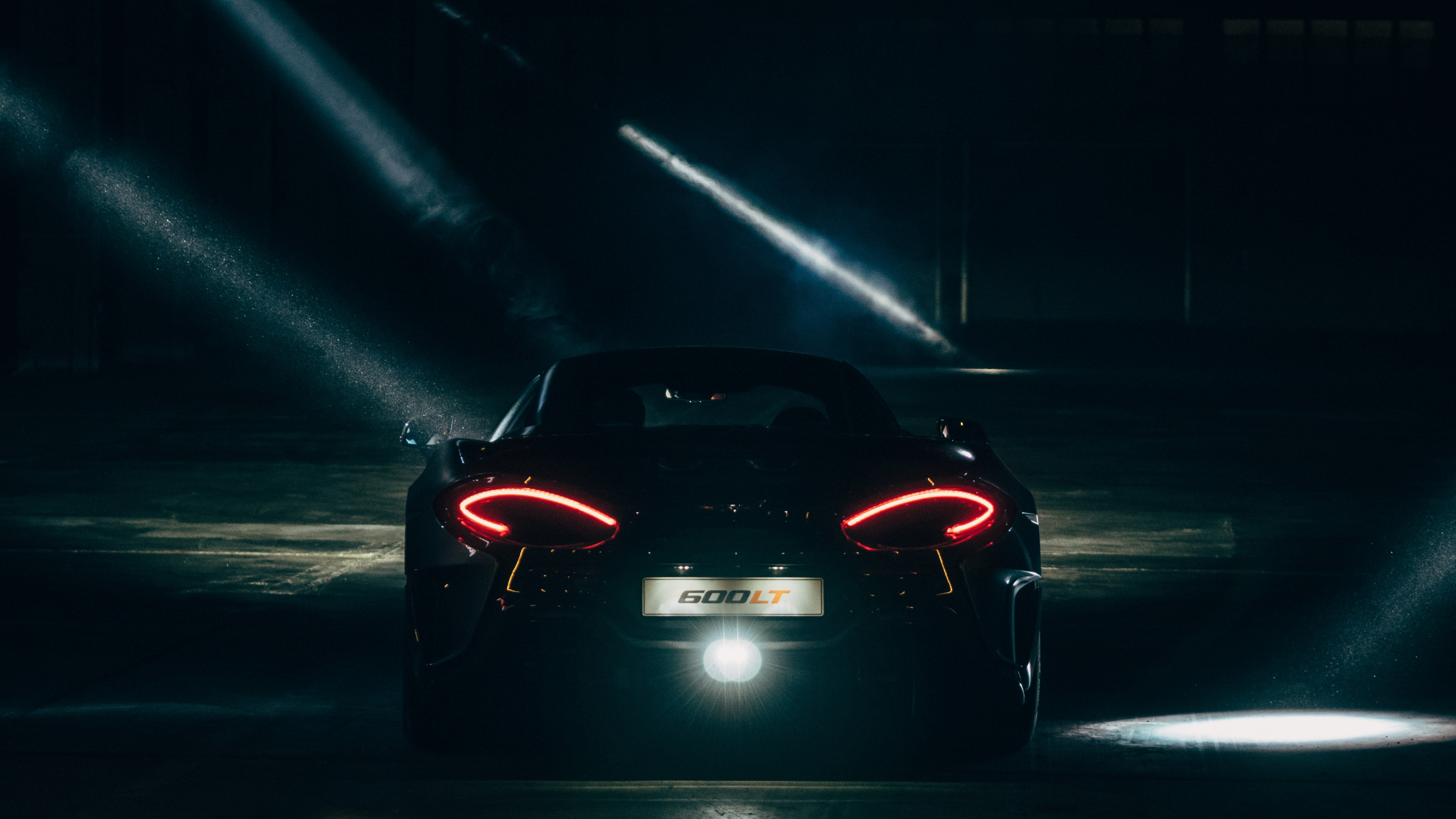 Red Ferrari Sports Car on Road During Nighttime. Wallpaper in 3840x2160 Resolution