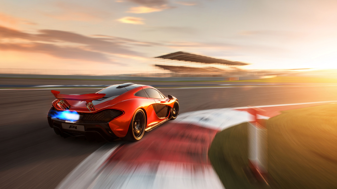 Orange and Black Porsche 911 on Road During Daytime. Wallpaper in 1280x720 Resolution