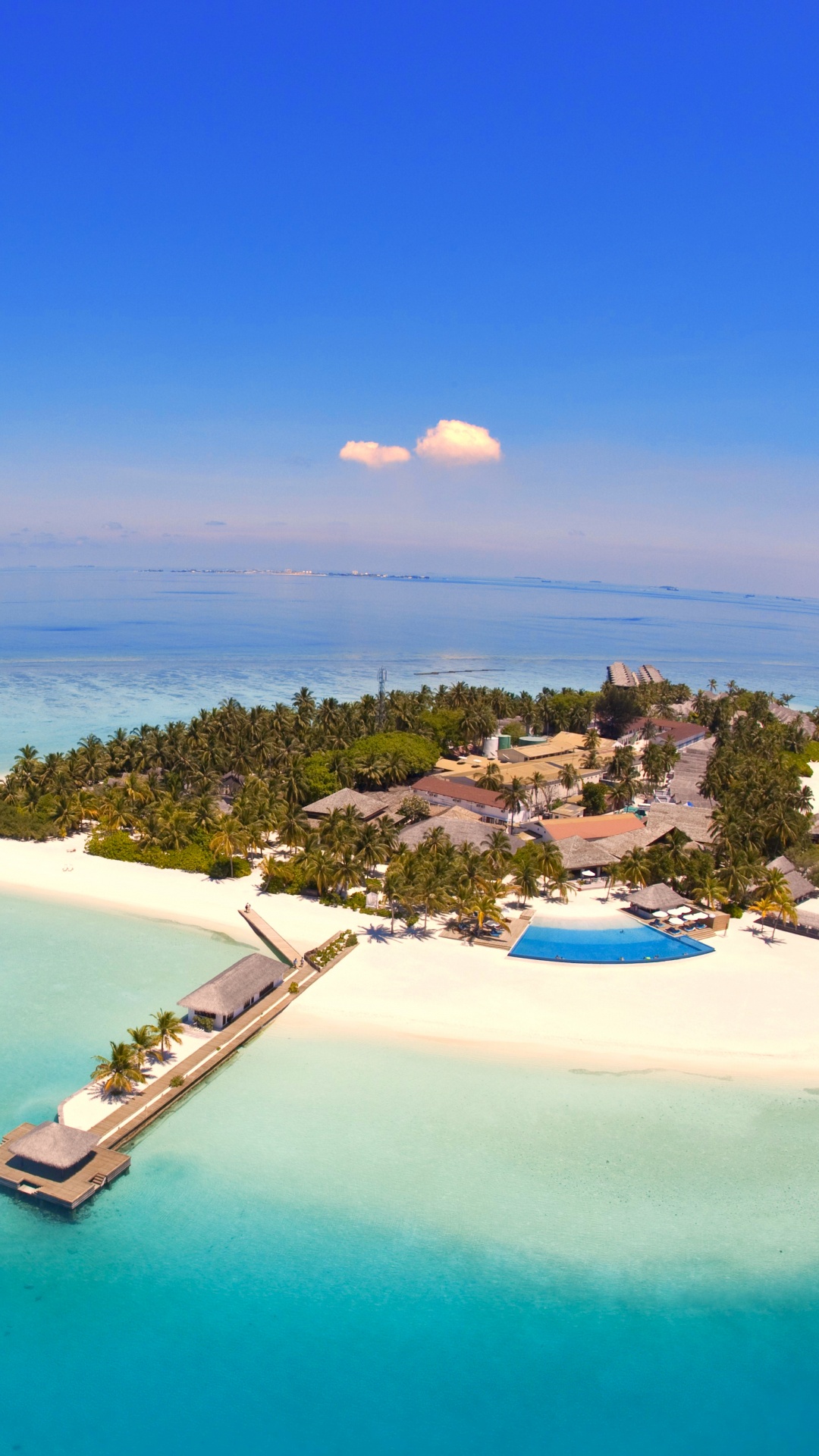 Vue Aérienne de la Plage Pendant la Journée. Wallpaper in 1080x1920 Resolution