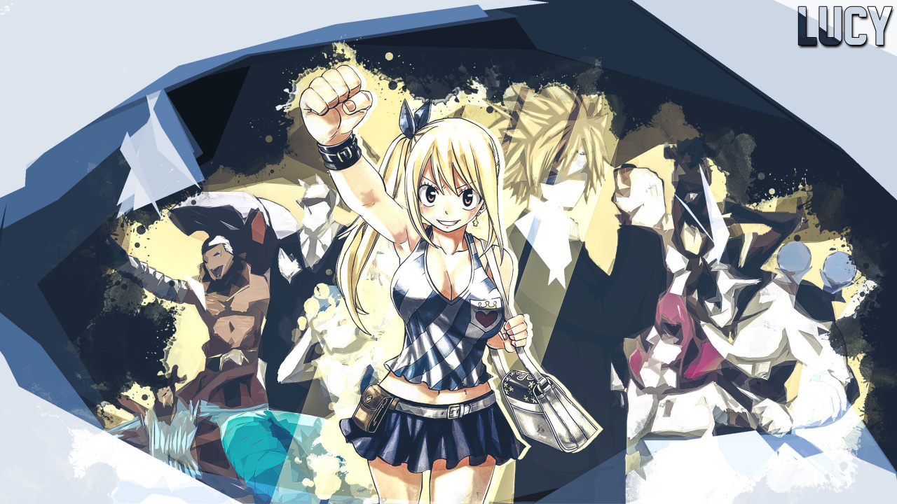 Anime-Charakter Mit Blonden Haaren. Wallpaper in 1280x720 Resolution