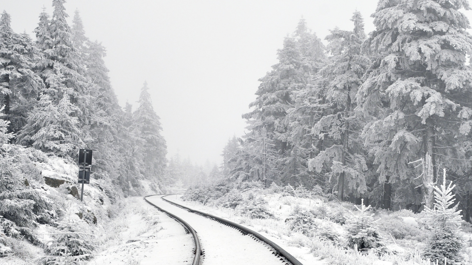 Escritura Sobre el Cumplimiento, Nieve, Sucursal, Paisaje Natural, Calle. Wallpaper in 1920x1080 Resolution