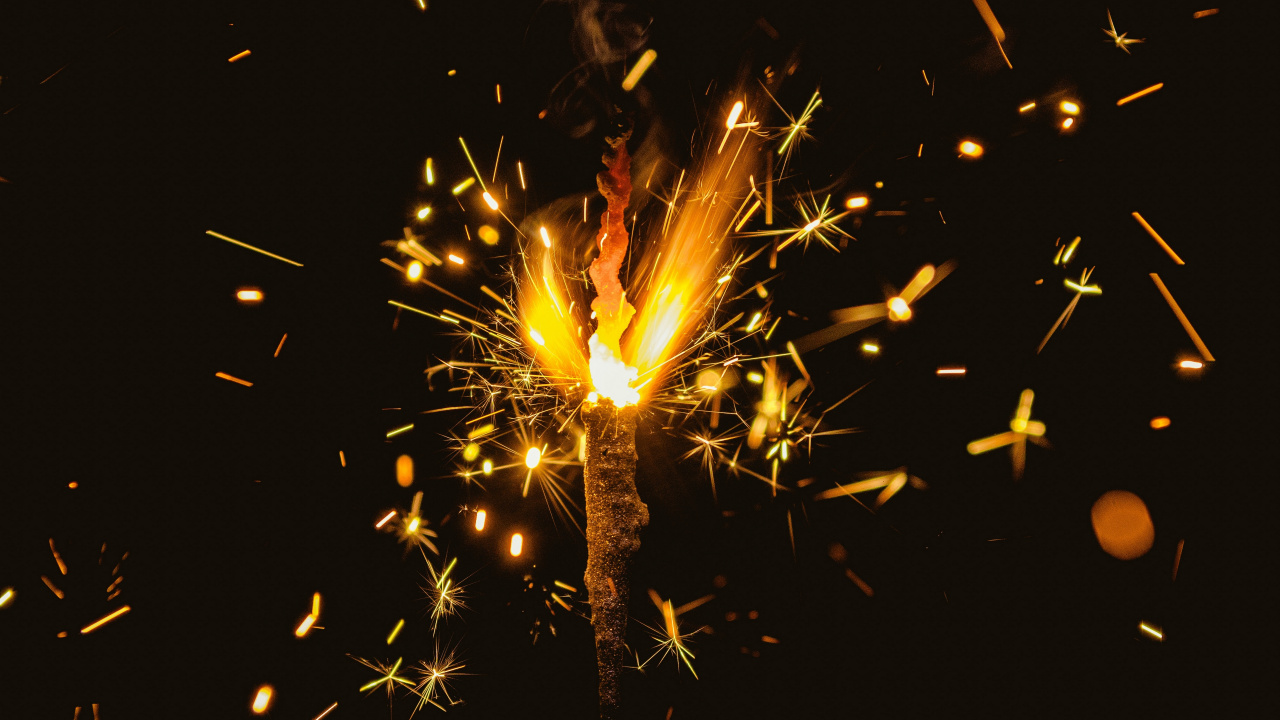 Fire in The Middle of The Woods. Wallpaper in 1280x720 Resolution