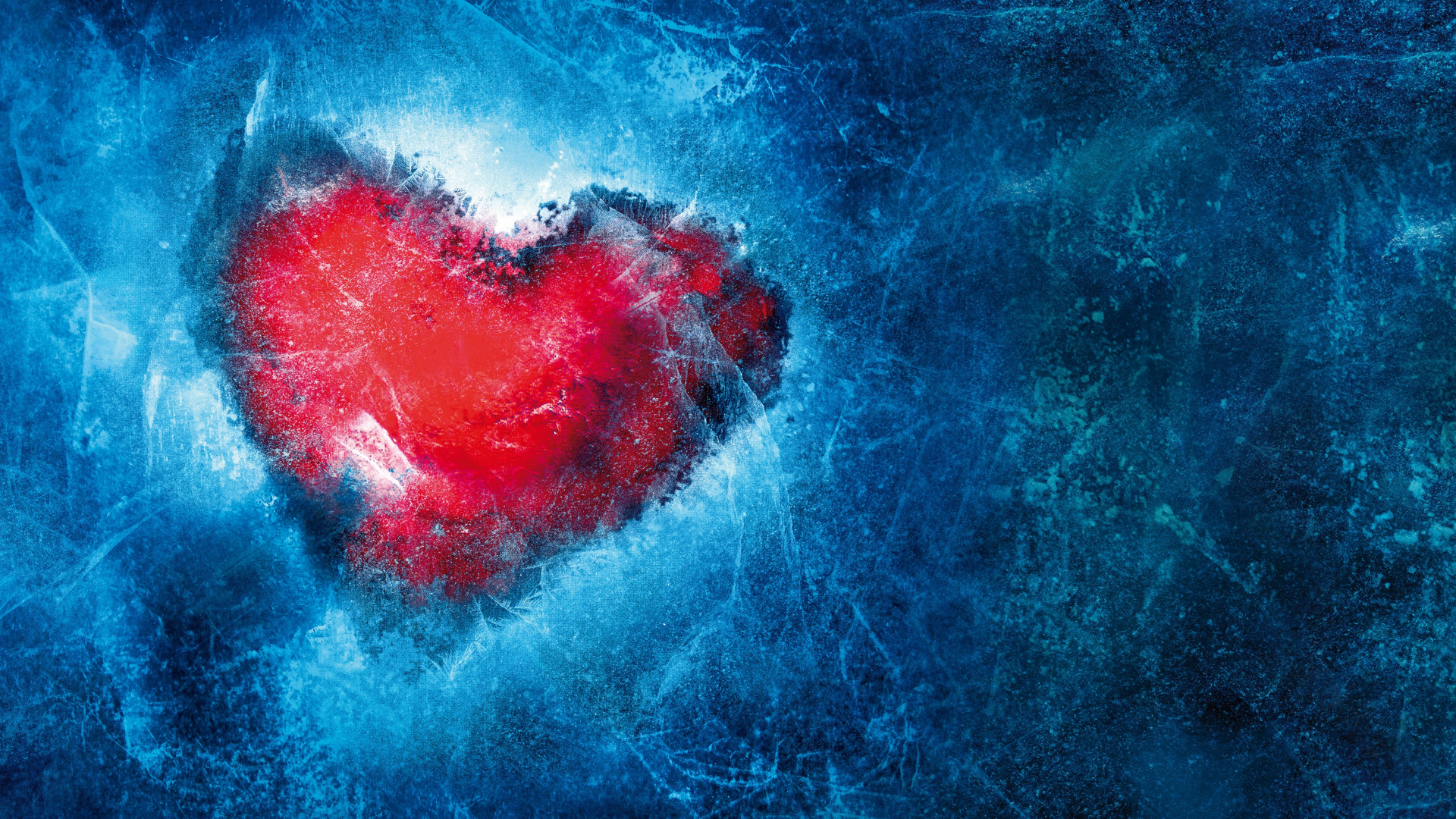 Olaf, Herzen, Blau, Liebe, Kristoff. Wallpaper in 1920x1080 Resolution