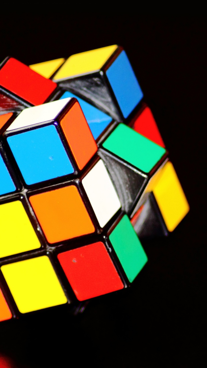 Cubo de Rubik, Cubo, Rompecabezas, Materia Gris, Rectángulo. Wallpaper in 720x1280 Resolution