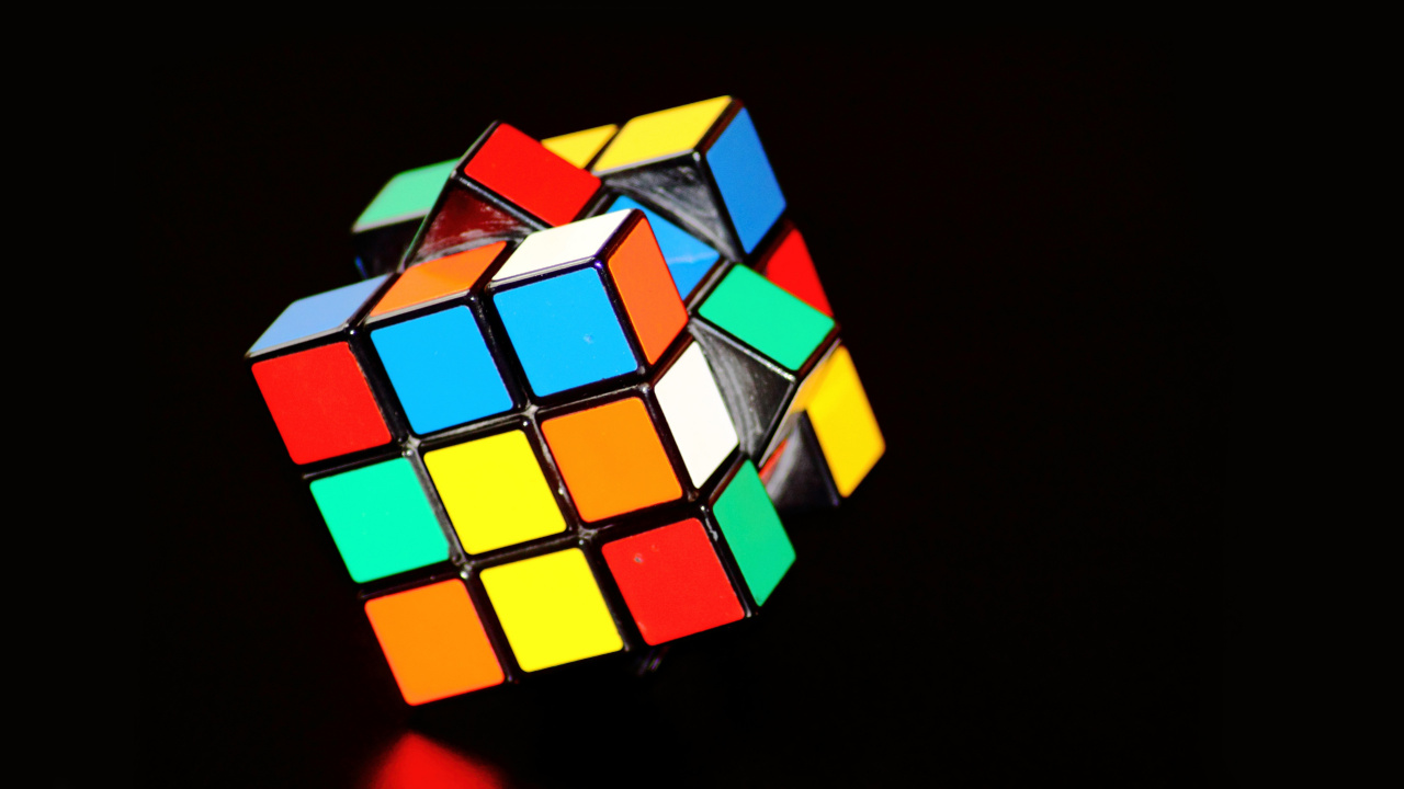 Zauberwürfel, Cube, Puzzle, Graymatter, Rechteck. Wallpaper in 1280x720 Resolution