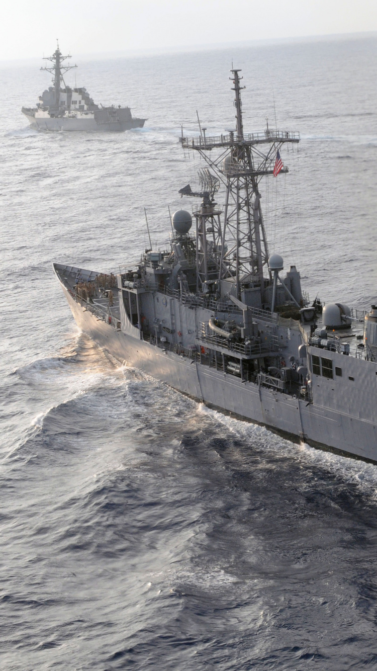 Fregatte, United States Navy, Kriegsschiff, Marine-Schiff, Schiff. Wallpaper in 750x1334 Resolution