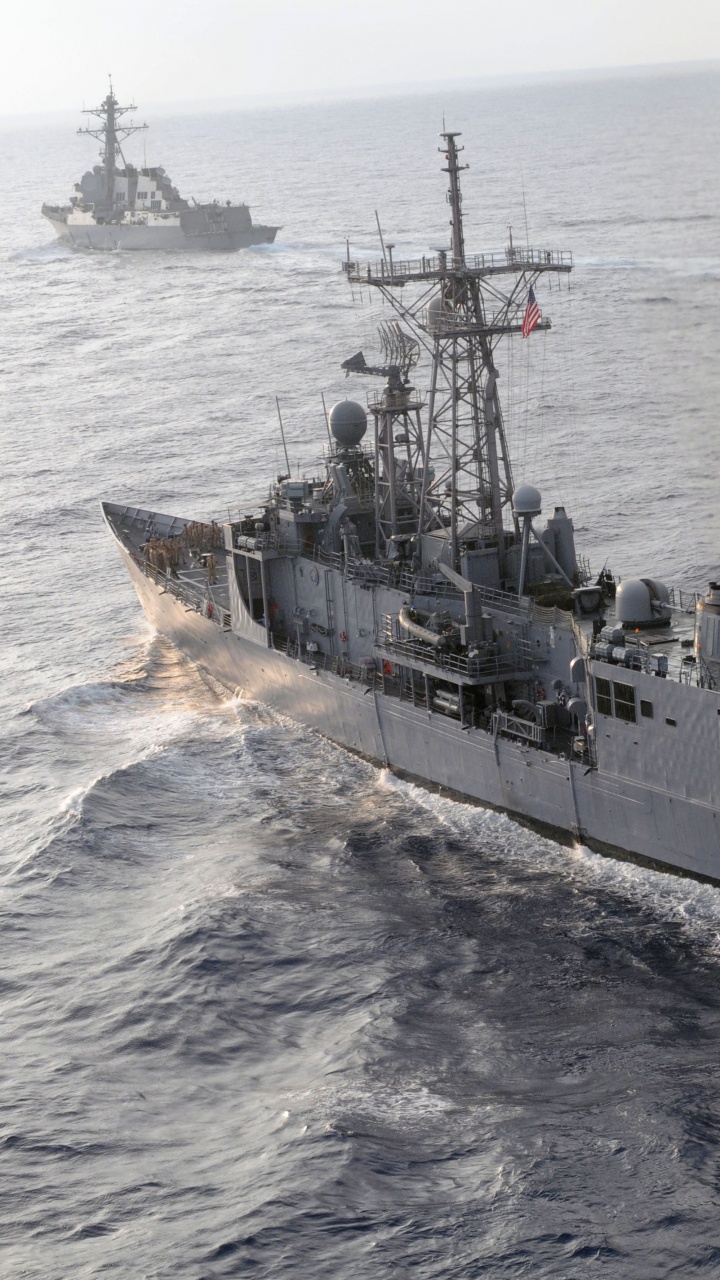 Frigate, United States Navy, Warship, Naval Ship, Ship. Wallpaper in 720x1280 Resolution