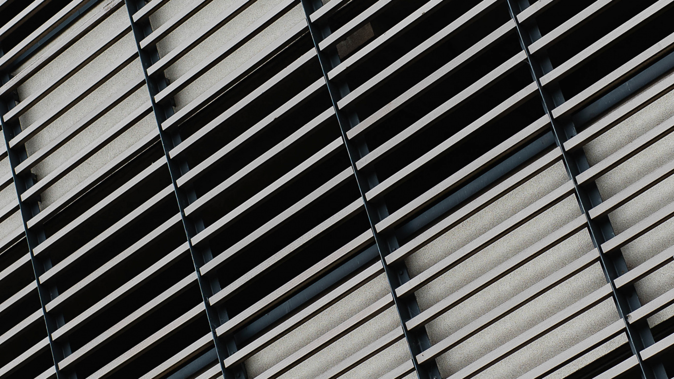 Weiße Und Blaue Jalousien. Wallpaper in 1366x768 Resolution