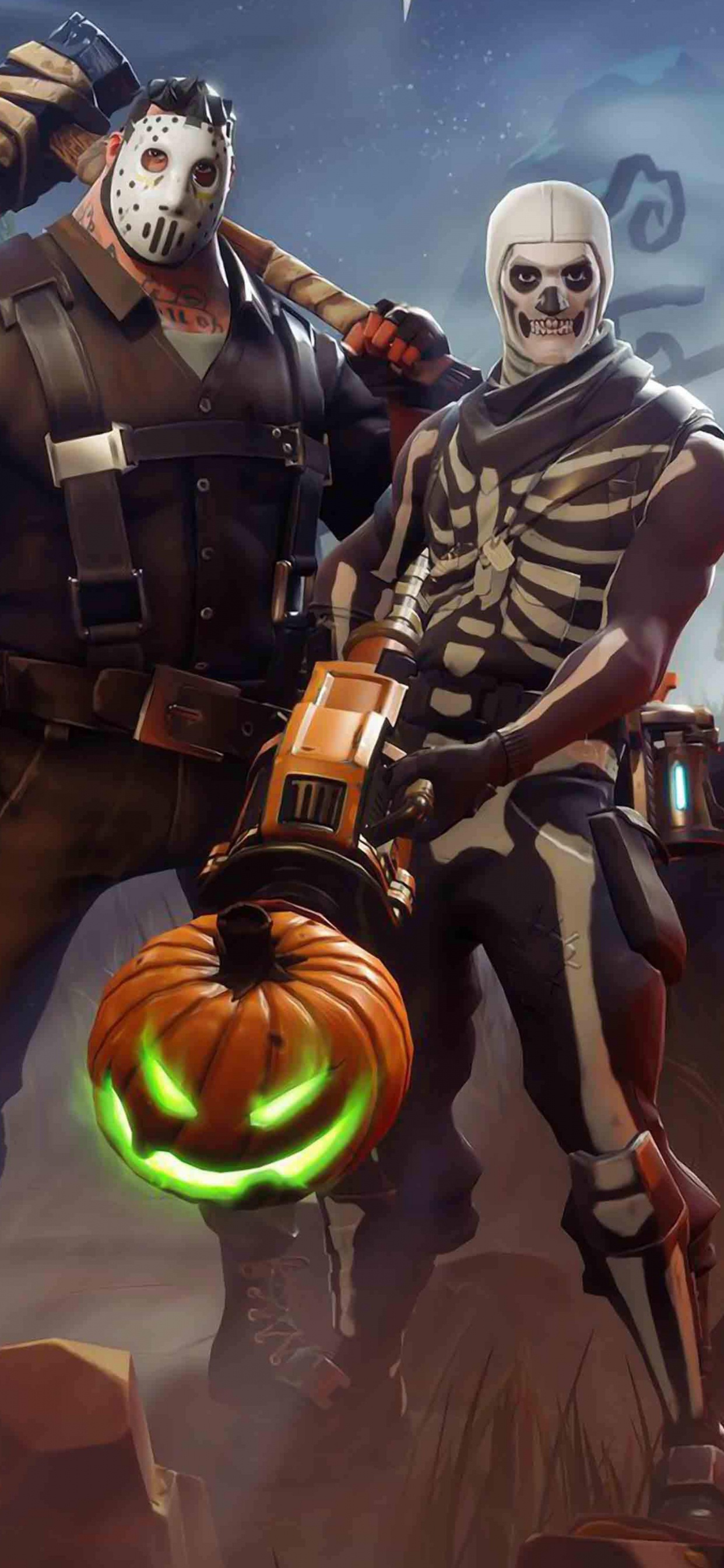 Fortnite, Spitze, Schädel Ranger, Der Eiskönig, Epic Games. Wallpaper in 1242x2688 Resolution