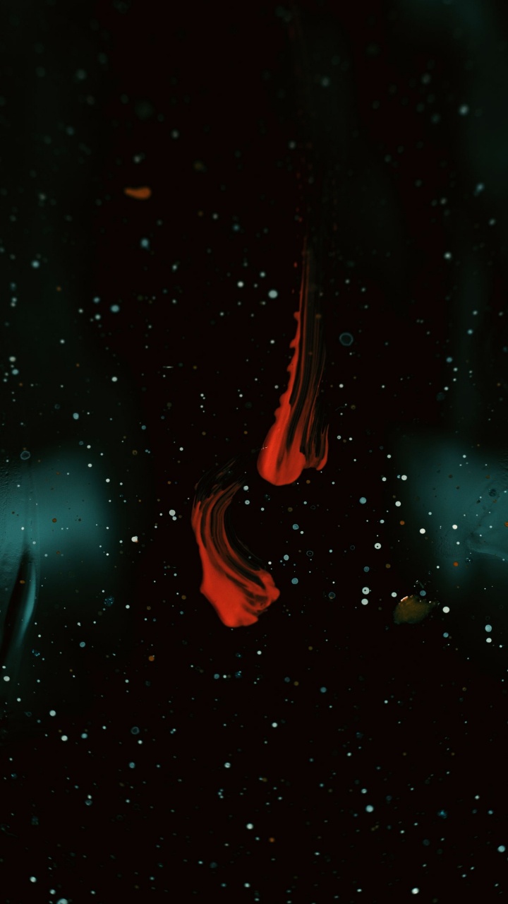 Blue and Red Light in Dark Room. Wallpaper in 720x1280 Resolution