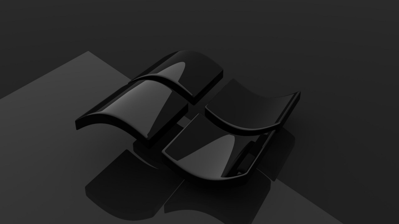 Illustration de Coeur Noir et Blanc. Wallpaper in 1280x720 Resolution