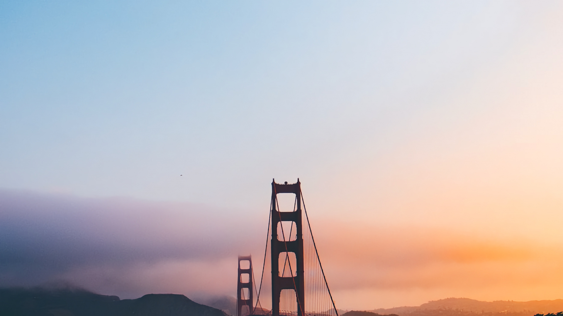Golden Gate Bridge, Pont, Pont Suspendu, la Baie de San Francisco, Eau. Wallpaper in 1920x1080 Resolution